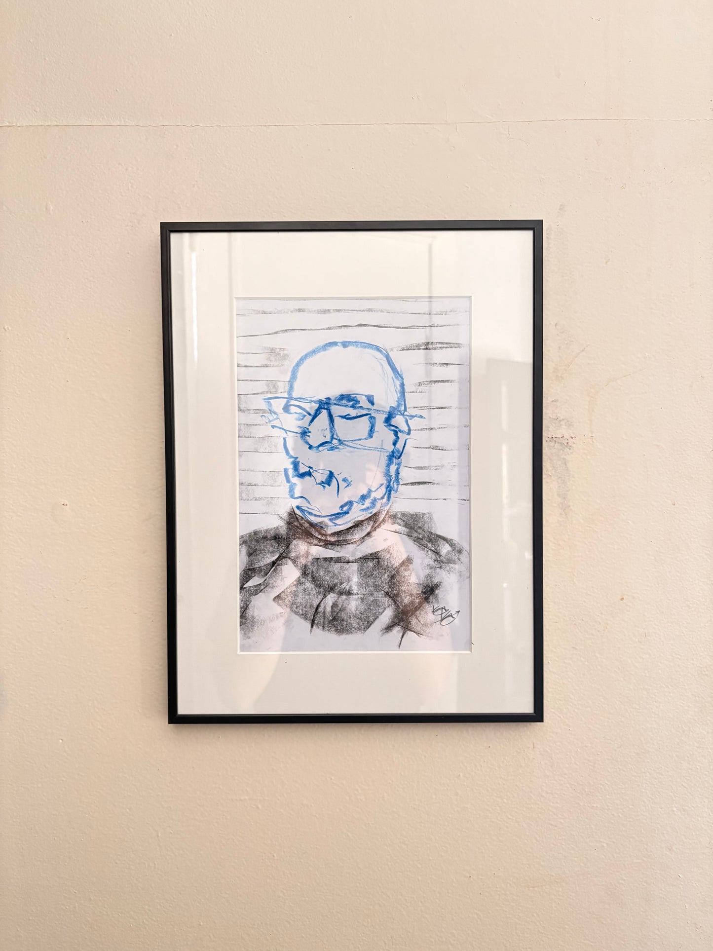 Homme à rayures
