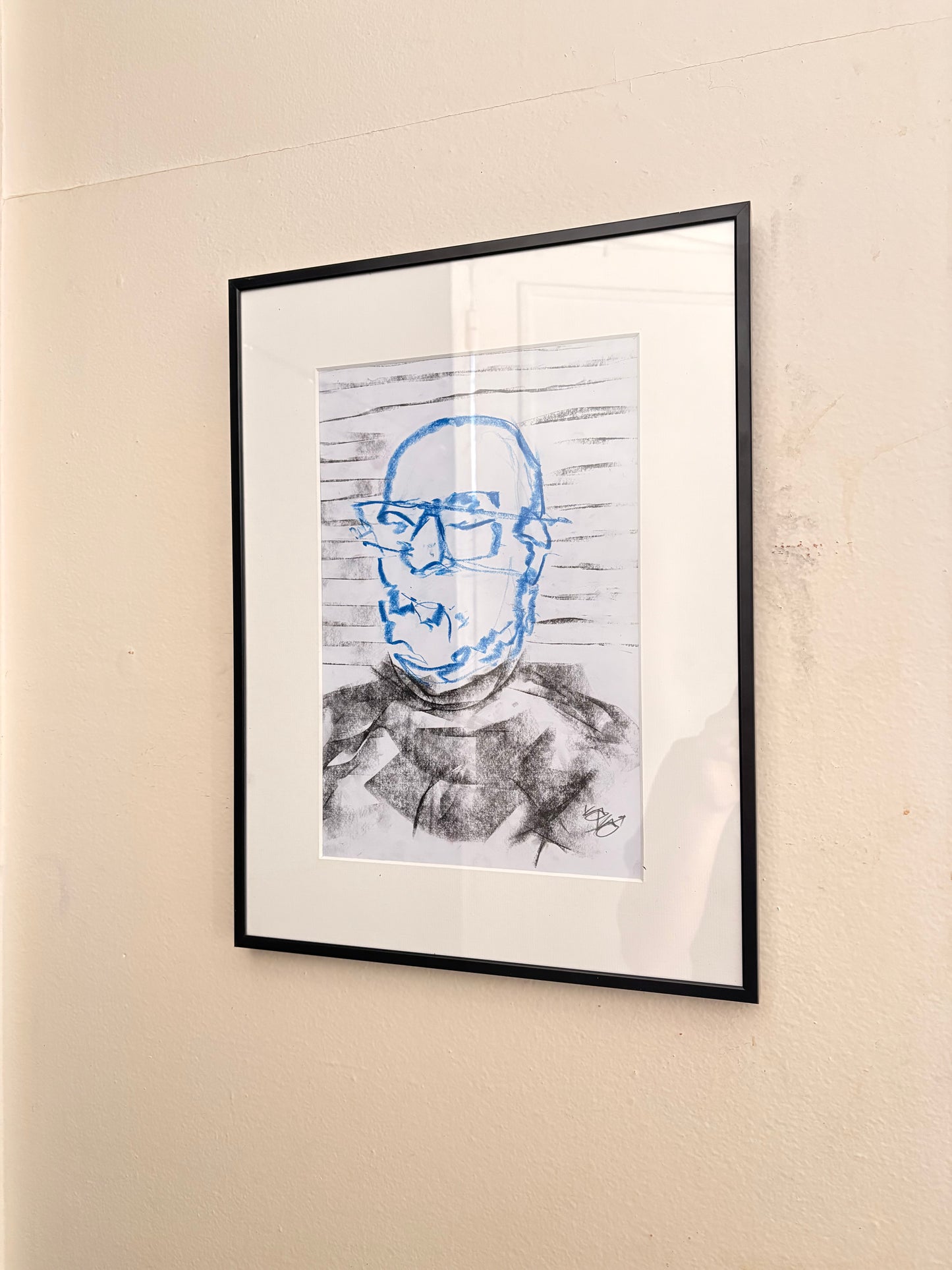 Homme à rayures
